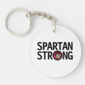 Spartan Strong. Personalisierter Acryl-Schlüsselan Schlüsselanhänger (Vorderseite)