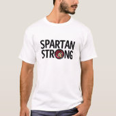 Spartan Strong. Personalisierter T - Shirt (Vorderseite)