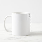 Spartan Thug - White 11 oz Classic Tasse (Links)