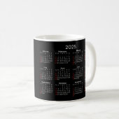 Spartan Warrior 2025 Kalender Kaffeetasse (VorderseiteRechts)
