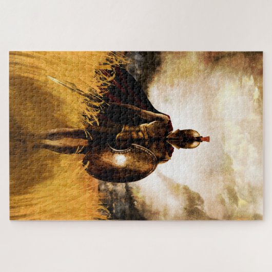 Spartan Warrior Field Puzzle (Horizontal)