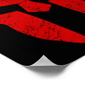 Spartan Warrior Helmet Gym Motivation Poster (Ecke)