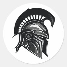 Spartan Warrior Helmet Minimalistisch