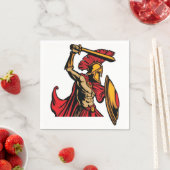 Spartan Warrior Paper Napkins Serviette (Beispiel)