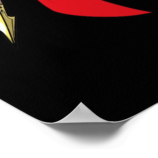 Spartan Warrior Poster (Ecke)