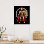 Spartan Warrior Poster (Küche)