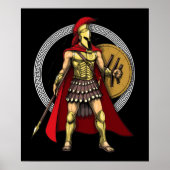 Spartan Warrior Poster (Vorne)