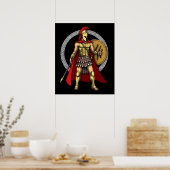 Spartan Warrior Poster (Küche)