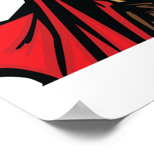 Spartan Warrior Poster (Ecke)