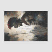 Spartan Warrior Profile Decoupage Seidenpapier (Vorderseite)