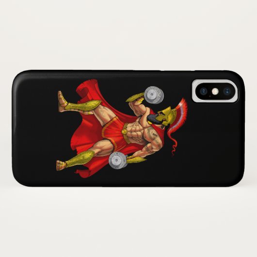 Spartan Warrior Weightlifting Case-Mate iPhone Hülle (Rückseite (Horizontal))