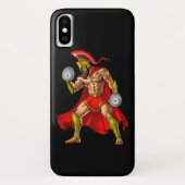 Spartan Warrior Weightlifting Case-Mate iPhone Hülle (Rückseite)
