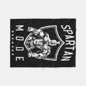 Spartan Workout Mode Fitness Gym Sparta Fleecedecke (Vorderseite (Horizontal))