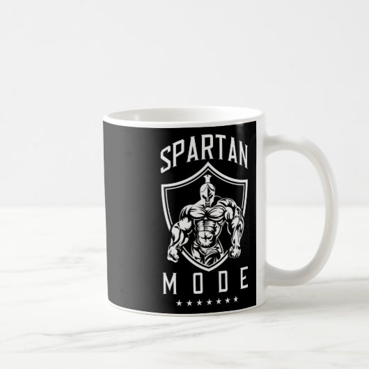 Spartan Workout Mode Fitness Gym Sparta Kaffeetasse (Rechts)