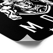 Spartan Workout Mode Fitness Gym Sparta Poster (Ecke)