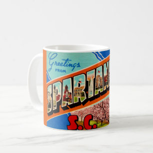 Spartanburg SC Begrüßung  Kaffeetasse