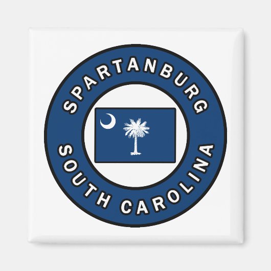 Spartanburg South Carolina Magnet (Vorne)