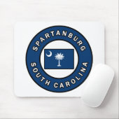 Spartanburg South Carolina Mousepad (Mit Mouse)