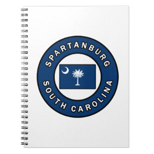 Spartanburg South Carolina Notizblock