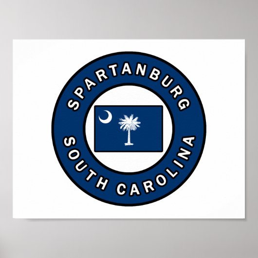 Spartanburg South Carolina Poster (Vorne)