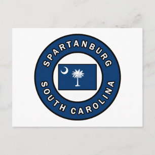 Spartanburg South Carolina Postkarte