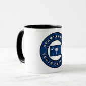 Spartanburg South Carolina Tasse (Vorderseite Links)