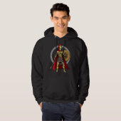 Spartaner Krieger Hoodie (Vorne ganz)