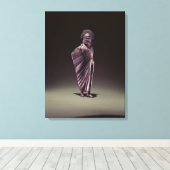 Spartaner Krieger Leinwanddruck (Insitu (Holzboden))