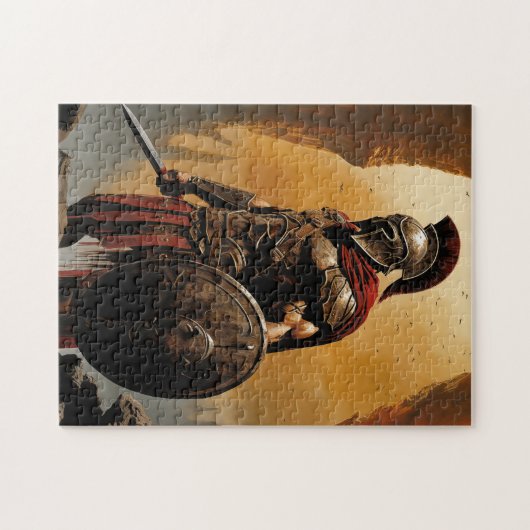 Spartaner Krieger Puzzle (Horizontal)