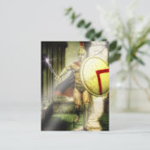 Spartaninruder Postkarte (Stehend Vorderseite)