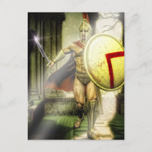 Spartaninruder Postkarte