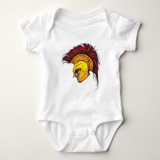 Spartanisch Baby Strampler (Vorderseite)