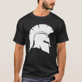 Spartanischer griechischer korinthischer Sturzhelm T-Shirt (Vorderseite)