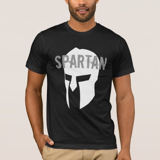 Spartanischer grundlegender amerikanischer T-Shirt (Vorderseite)