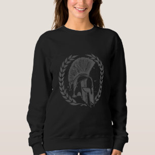 Spartanischer Helm Griechischer Gladiator Krieger  Sweatshirt