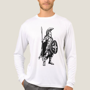 Spartanischer Krieger für wahre Kämpfer Tri-Blend Shirt