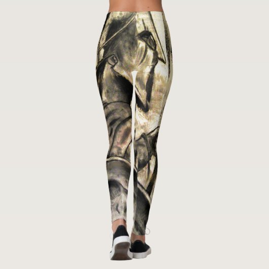 Spartanischer Krieger Leggings (Rückseite)