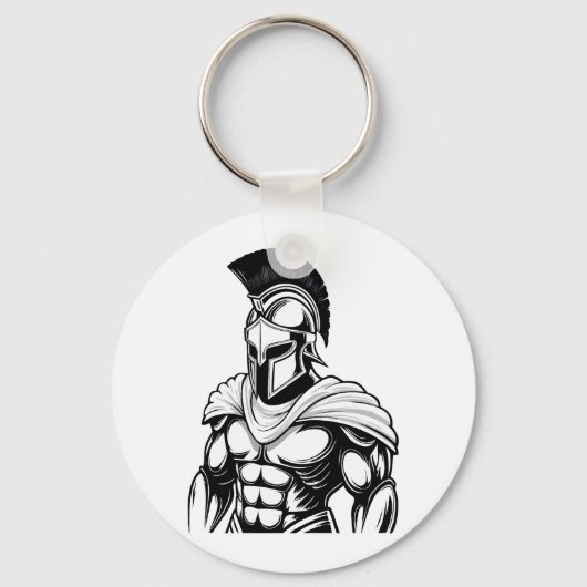 Spartanischer Krieger Schlüsselanhänger (Vorderseite)