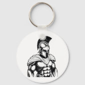 Spartanischer Krieger Schlüsselanhänger (Rückseite)