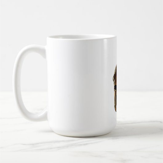 Spartanischer Kriegerhelm  Kaffeetasse (Links)