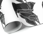 Spartanischer oder trojan Sturzhelm Geschenkpapier (Rolleneckpunkt)