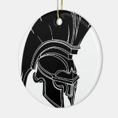 Spartanischer oder trojan Sturzhelm Keramikornament (Links)