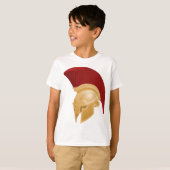 Spartanischer oder Trojan Sturzhelm T-Shirt (Vorne ganz)