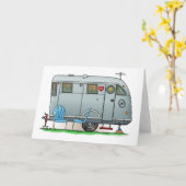 Spartanischer Wohnwagenanhänger RV Karte (Gelbe Blume)