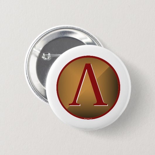 Spartanisches Lambda-Schild Button (Vorne & Hinten)