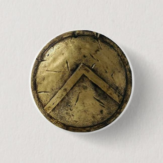 Spartanisches Schild-Button Button