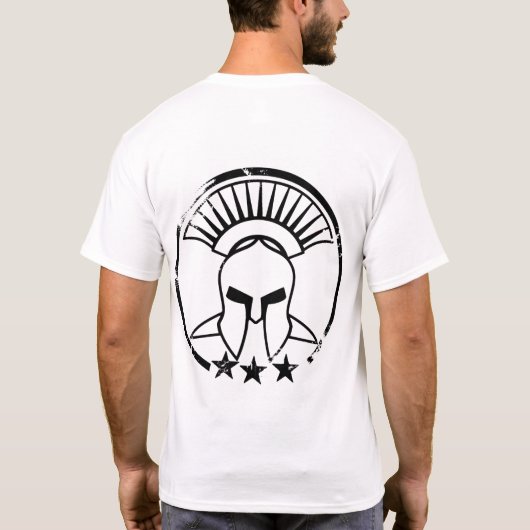 Spartanisches Shirt mit Sternen (Rückseite)