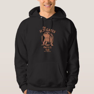 Spartanisches Symbol Helm Die Heißen Tore Hoodie