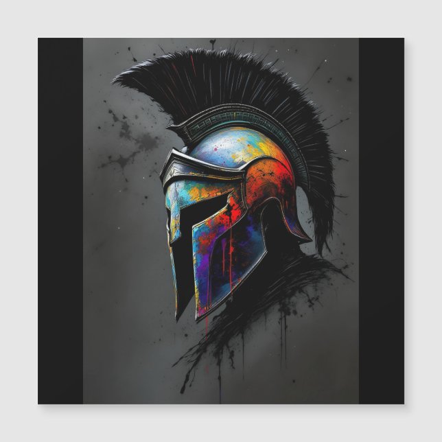 Spartans Never Die  Magnetkarte (Vorderseite)