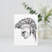 Spartans Postkarte (Stehend Vorderseite)